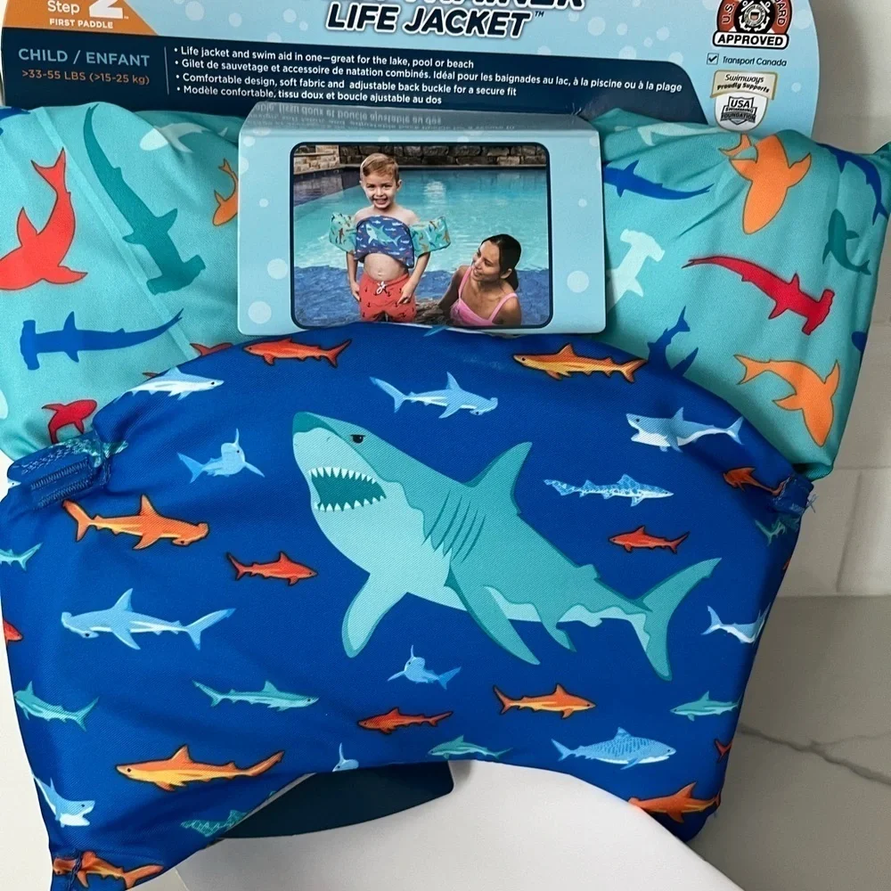SwimWays Swim Trainer Life Jacket - Shark (6067368)